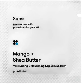 Крем для сухої шкіри обличчя, з олією манго та олією ши - Sane Face Cream (пробник) 3ml (806344-2790)