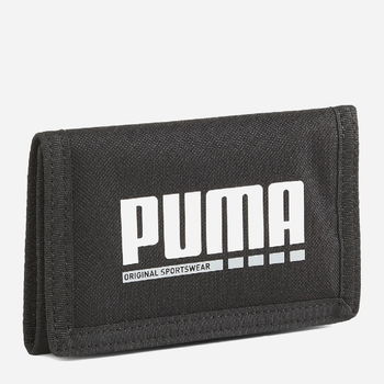 Гаманець чоловічий тканевий Puma Plus Wallet 054476-01 Чорний (4099685698844)