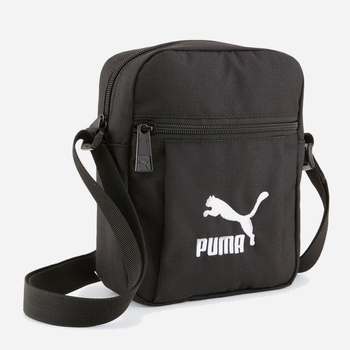 Спортивна сумка крос-боди через плече тканинна Puma Classics Archive Compact Portable 090573-01 Чорна (4099685705917)