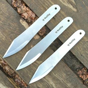 Подарунковий набір метальних ножів Сокіл з ножнами