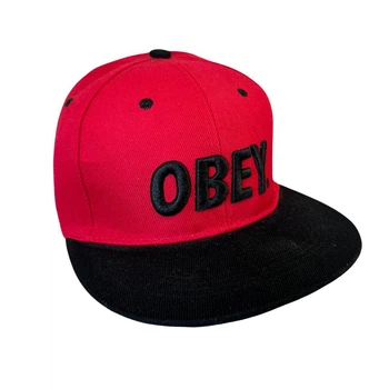 Кепка OBEY дитяча підліткова для хлопчиків та дівчаток червона 53-57р.