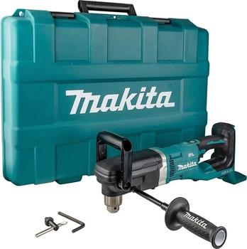 Дриль кутовий акумуляторний Makita DDA460ZK (1.5-13 мм, 0-350/1400 об/хв, 136 Нм, BL, LXT, без аккумуляторов и зарядного устройства)
