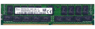Серверна оперативна пам'ять Hynix DDR4 32GB 2400MHz RDIMM 2Rx4 PC4-2400T (HMA84GR7MFR4N-UH)