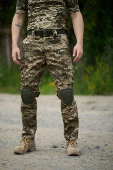 Мужские штаны c наколенниками демисезонные Protect Intruder 0174 L Пиксель ( IN - 0174/01 C )