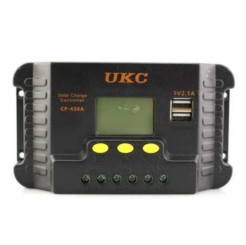 Контроллер заряда от солнечной батареи UKC CP-430A 30A 8460 для солнечных панелей