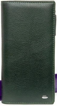 Женский кожаный кошелек Dr.Bond WMB-103M зеленый натуральная кожа