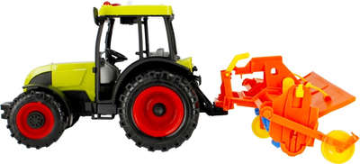 Traktor Mega Creative Farm Truck Series 500563 z kultywatorem Zielony (5904335853926)