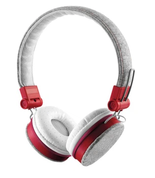Stereo навушники TRUST Fyber white/red denim (TR20073)