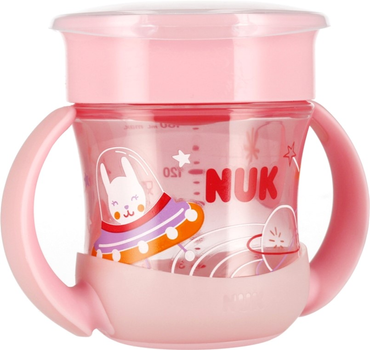 Kubek niekapek Nuk Mini Magic Cup Night Różowy 160 ml (4008600441588)