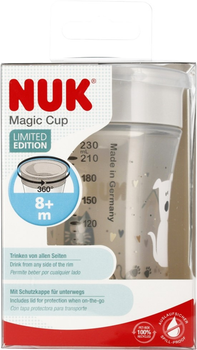 Кружка-непроливайка Nuk Magic Cup Limited Edition Біла 230 мл (4008600440031)