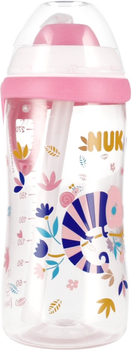 Kubek ze słomką Nuk First Choice Flexi Cup Różowy 300 ml (4008600439974)