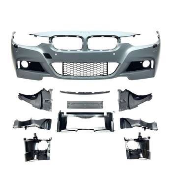 Передний бампер M Paket BMW 3 Series F30 F31 2012-2018 (под омыватели / с отверстиями под парктроники) 1234 upgrade для BMW 3 series F30 2012-2018 (8493)