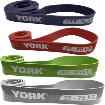 Набор резинок для фитнеса York Fitness 4 шт 17.5 - 65 кг (20014961805097)