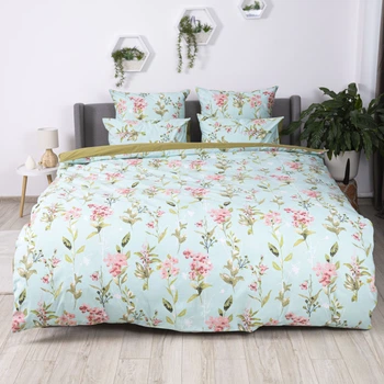 Комплект постельного белья ТЕП Soft dreams Двуспальный 70 x 70 см Мятная Феерия (2-03858_29601)