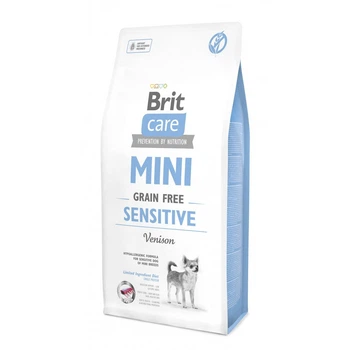Сухой корм для собак малых пород Brit Care Mini GF Sensitive с олениной 7 кг (MLZ7730)