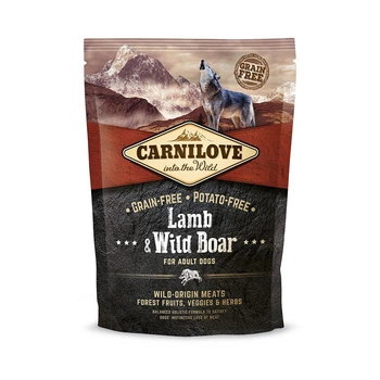 Сухой корм для взрослых собак Carnilove Adult с ягнёнком и диким кабаном 1.5 кг (MLZ7512)