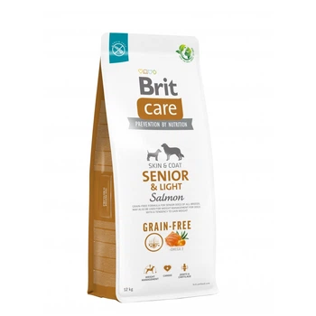Сухой корм для пожилых собак Brit Care Dog Grain-free Senior and Light с лососем 12 кг (MLZ9426)