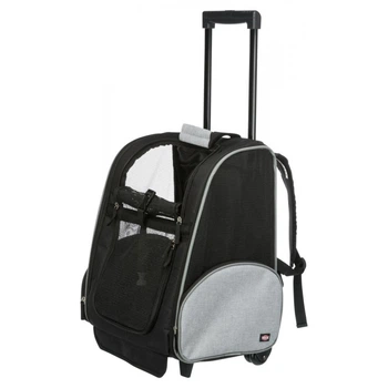 Сумка-рюкзак Trixie для собак Trolley до 8кг из полиэстера черная/серая 32х45х25 см (4011905028804)
