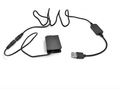 Батарея — пустушка DMW-BLC12 для Panasonic G80, G85, G90 (8,8V), муфта DCC8