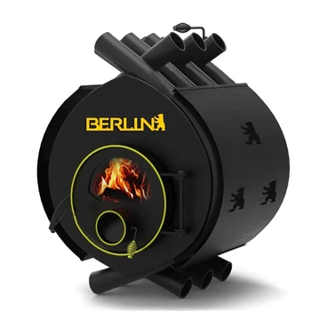 Булер'ян «Berlin» classic «01» з термостійким склом «SCHOTT ROBAX» та захисний кожух