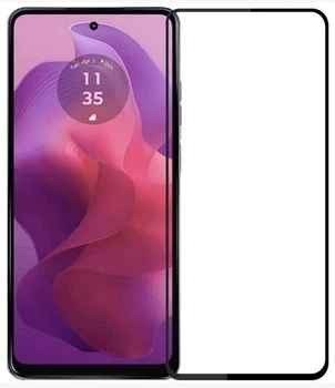 Захисне скло для Motorola G04 / проклеювання по всій площині екрану