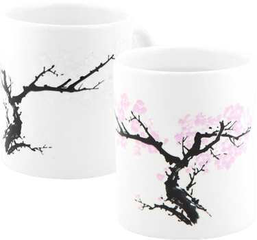 Кружка Kikkerland Morph Cherry Blossom 325 мл (0612615068117)