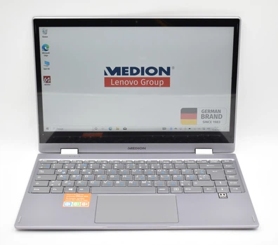 Ноутбук планшет 14" Medion (Lenovo Group) E4273 Yoga Intel Pentium Silver N5000 RAM 4 ГБ SSD 256 ГБ + 64 ГБ -eMMC IPS FullHD Win10 б/в Трансформер (2332)