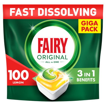 Капсули для посудомийних машин Fairy Original Все-в-1 100 шт (8700216237383)