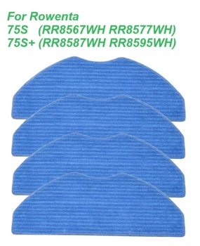 Тряпочки для робота-пылесоса Rowenta X-plorer Serie 75S (RR8567WH RR8577WH) 75S+ (RR8587WH RR8595WH) 4 штуки