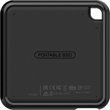 SSD диск Silicon Power PC60 2TB USB-C Black (SP020TBPSDPC60CK)