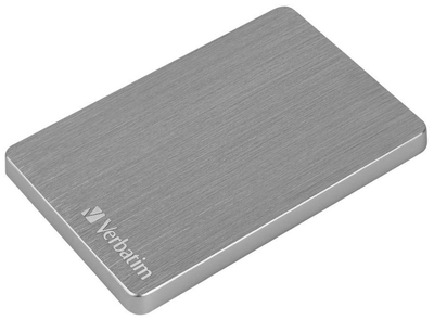 Жорсткий диск Verbatim Store n Go Alu Slim 1ТБ 2.5" USB 3.2 Сірий (0023942536628)