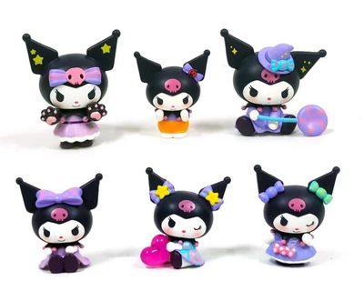 Набір фігурок The Coop Sanrio Hello Kitty Kuromi My Melody Cinnamoroll 6 шт 5-6,5 см