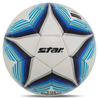 Мяч футбольный STAR THE POLARIS 2000 FIFA SB235FTB №5 PU Белый-голубой