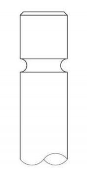 Клапана впускные INTERVALVES 1336032 Opel Kadett, Ascona 642763, 90106098