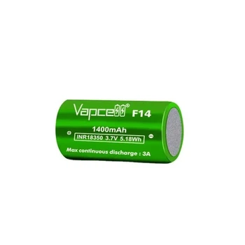 Акумулятор 18350 3.7V 1400mAh 3A Li-ion INR18350-F14 1шт 18*35mm Vapcell