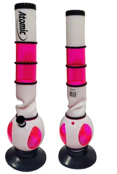 Бонг Atomic Red Bubble 0212837-1 + Сетка