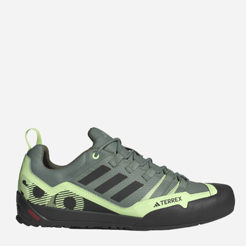 Чоловічі кросівки для треккінгу Adidas Terrex Swift Solo 2 IE8052 38.5 Зелені/Чорні (4066763512811)