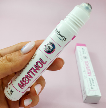 Роликовый аппликатор под глаза (жидкие патчи) Top Beauty Gel-hyaluronic & Collagen Menthol 15 мл