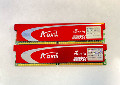 Оперативная память ADATA DDR2 4Gb Kit (2*2Gb) 800MHz PC3-6400 Б/У
