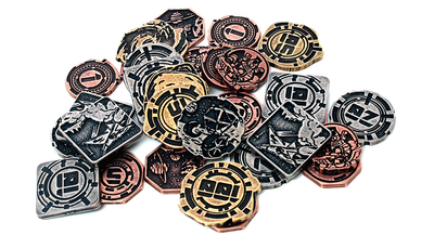 Zestaw metalowych monet Drawlab Entertainment Kosmiczne jednostki 24 szt (5902650611948)