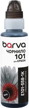 Чернила Barva для Epson 101 BK Pigment флакон OneKey(1K) 100 мл Black (E101-558-1K)