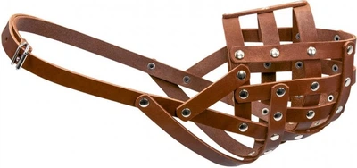 Намордник Collar м’який №4 (ротвейлер кобель) коричневий