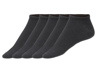 Носки трикотаж 5 пар короткие для мужчины Livergy LYCRA® 418120 43-46 Черный