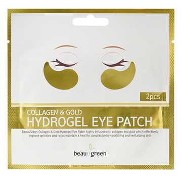 Гидрогелевые патчи под глаза BeauuGreen Collagen & Gold Hydrogel Eye Patch (1ea/2pcs) 2 шт