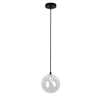 Светильник подвесной Light House LS-19456-1 BK+CL черный, плафон прозрачный