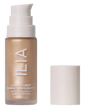 Płynny rozświetlacz do twarzy Ilia Beauty Liquid Light Serum Highlighter Nova Soft Gold 15 ml (0818107023040)