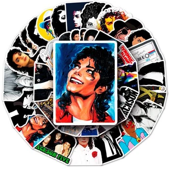 Набор наклеек Майкл Джексон Michael Jackson 50 шт