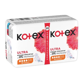 Прокладки Kotex Ultra Normal Dry 20 шт (5029053542638)