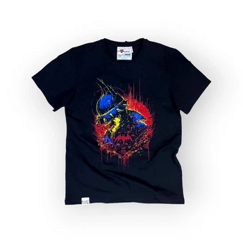 Футболка YADRIK Urban Бетмен стрейч кулір (REGULAR FIT S) чорний