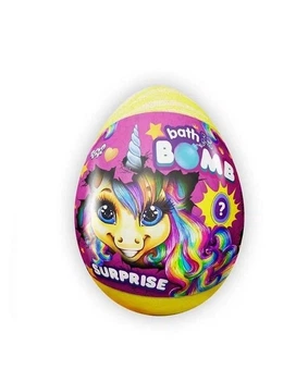 Бомбочка для ванной Bath Bomb Pony Danko Toys яйцо с сюрпризом